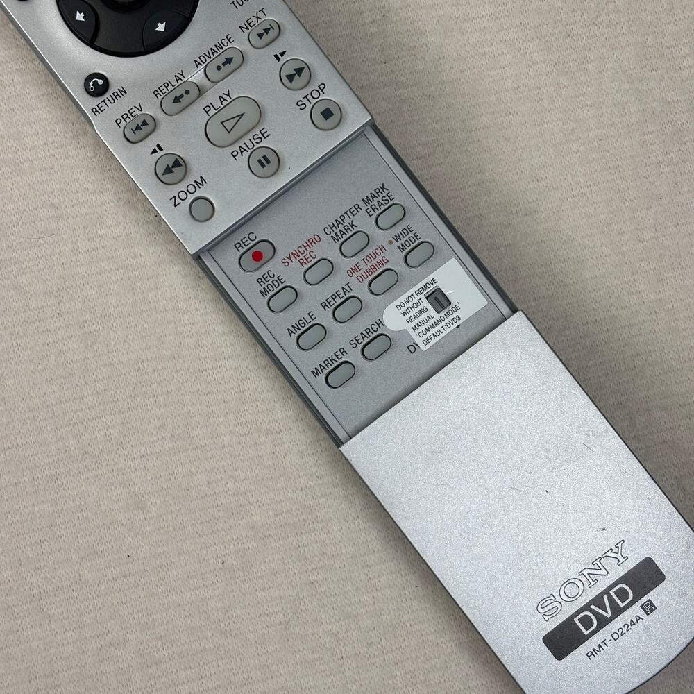 Sony DVD Player Remote Control RMT-0224A Genuine OEM - Picture 3 of 11
